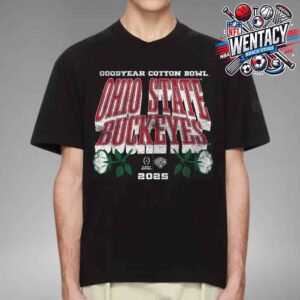 Ohio State Buckeyes CFP Goodyear Cotton Bowl Champions Game On Jan 10 2025 In Arlington TX Unisex T-Shirt