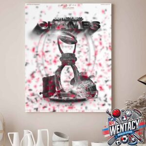 Ohio State Buckeyes College Football Playoff Are Goodyear Cotton Bowl Classic Champions 2025 Home Decor Poster Canvas