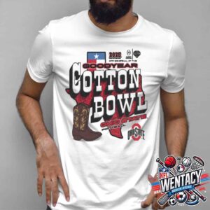 Ohio State Buckeyes Football Goodyear Cotton Bowl Classic 2025 Unisex T-Shirt