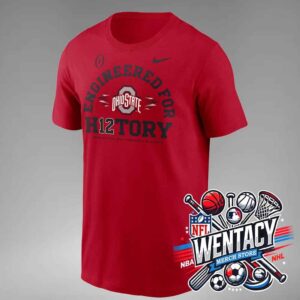 Ohio State Buckeyes X Nike 2024-25 College Football Playoff Bound Engineered For History Unisex T-Shirt