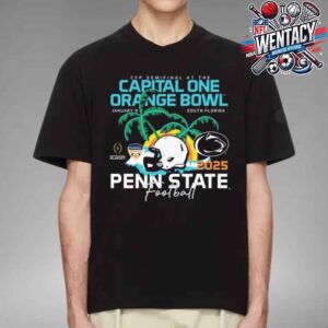 Penn State Nittany Lions Capital One Orange Bowl 2024 CFP Semifinal On January 9 2025 In South Florida Unisex T-Shirt