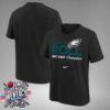 Philadelphia Eagles 2024 NFL NFC East Division Champions Conquer Unisex T-Shirt