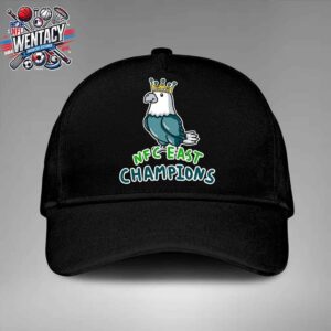 Philadelphia Eagles The King Of NFC East Champions NFL Playoffs 2024-2025 Merch By CornDoggyLoL Hat-Cap