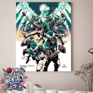 Philadelphia Eagles Vs Green Bay Packers NFL NFC Wild-Card 2025 On January 12 Home Decor Poster Canvas