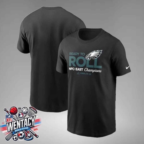 Philadelphia Eagles X Nike Logo 2024 NFL NFC East Division Champions Locker Room Trophy Collection Unisex T-Shirt