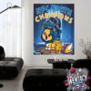 Tampa Bay Buccaneers The King Of NFC South Champions NFL Playoffs 2024-2025 Merch By CornDoggyLoL Poster