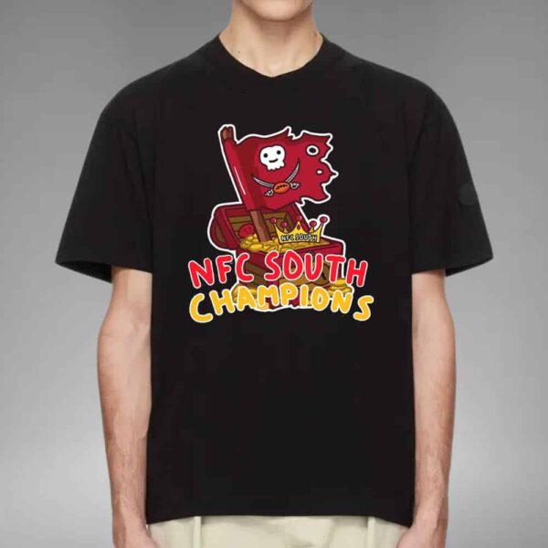 Tampa Bay Buccaneers The King Of NFC South Champions NFL Playoffs 2024-2025 Merch By CornDoggyLoL Unisex T-Shirt