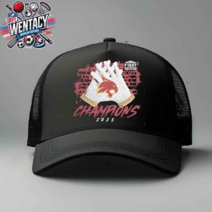 Texas State Bobcats Servpro First Responder Bowl 2025 Champions On Jan 3 At Gerald J Ford Stadium Dallas TX Trucker Hat-Cap