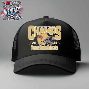 Texas State Bobcats Servpro First Responder Bowl 2025 Champions On Jan 3 At Gerald J Ford Stadium In Dallas TX Trucker Hat-Cap