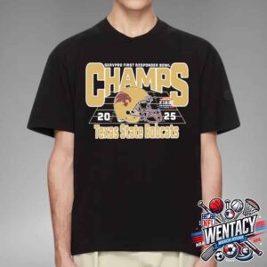 Texas State Bobcats Servpro First Responder Bowl 2025 Champions On Jan 3 Gerald J Ford Stadium Dallas TX Unisex T-Shirt