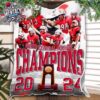 North Dakota State Bison Football Is The 2024 NCAA FCS Football Championship Champion Fleece Blanket