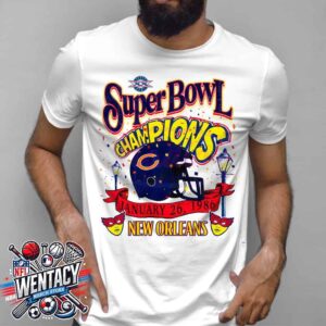 Vintage Chicago Bears Super Bowl XX Champions New Orleans January 26 1986 Unisex T-Shirt