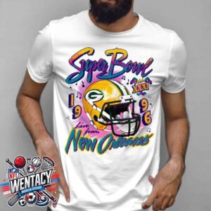 Vintage Green Bay Packers Super Bowl XXXI Champions Live From New Orleans 1996 Unisex T-Shirt