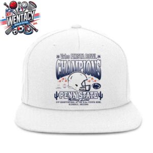 Vrbo Fiesta Bowl 2024 Champions Penn State Nittany Lions CFP Quaterfinal At The Fiesta Bowl In Glendale Arizona Classic Hat-Cap Snapback