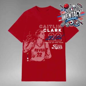 WNBA x Round21 x WNBPA Caitlin Clark Indiana Fever Rookie of the Year 2024 Unisex T-Shirt