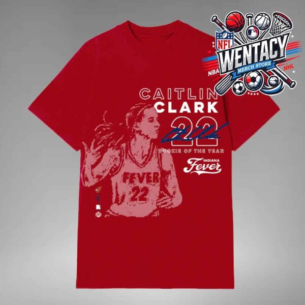 WNBA x Round21 x WNBPA Caitlin Clark Indiana Fever Rookie of the Year 2024 Unisex T-Shirt