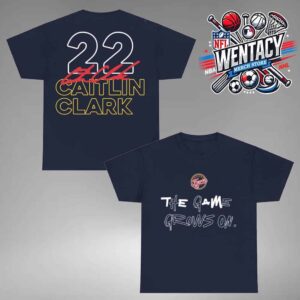 WNBA x Round21 x WNBPA Caitlin Clark Indiana Fever Signature Two Sides Unisex T-Shirt