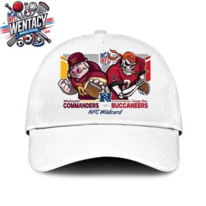 Washington Commanders Vs Tampa Bay Buccaneers Mascot NFL NFC Wild Card Playoffs Matchup On January 12 2025 Classic Hat-Cap