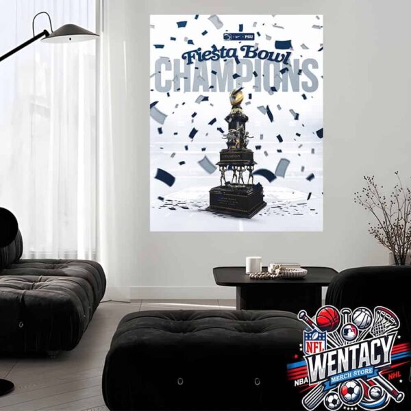 We Are Penn State Nittany Lions Vrbo Fiesta Bowl 2024 Champions Home Decor Poster Canvas